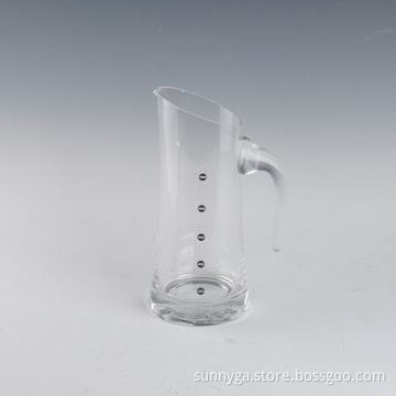 Clear Decanter with Circle Decal